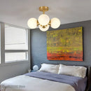 GobekUsa Glass Ball LED Ceiling Lights for Living Room, Kitchen, and Bedroom