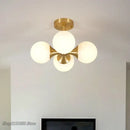 GobekUsa Glass Ball LED Ceiling Lights for Living Room, Kitchen, and Bedroom