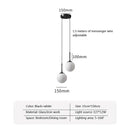 GobekUsa Glass Ball LED Chandelier for Dining Room, Hotel, and Stairs