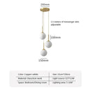 GobekUsa Glass Ball LED Chandelier for Dining Room, Hotel, and Stairs