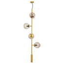 GobekUsa Glass Ball LED Chandelier: Nordic Industrial Edison Lighting Fixture