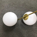 GobekUsa Glass Ball LED Chandelier: Nordic Modern Pendant Light for Dining Room and Bedroom
