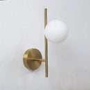 GobekUsa Glass Ball LED Wall Light: Modern Indoor Bedroom Lamp for Home Decor