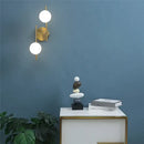 GobekUsa Glass Ball LED Wall Light: Modern Indoor Bedroom Lamp for Home Decor