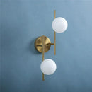 GobekUsa Glass Ball LED Wall Light: Modern Indoor Bedroom Lamp for Home Decor