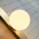 GobekUsa Glass Ball LED Wall Sconce, Elegant Indoors Lighting for Bedroom & Living Room