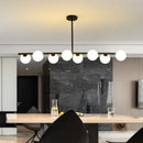 GobekUsa Glass Ball Pendant Chandeliers - Modern LED Hanging Lights for Home Decor