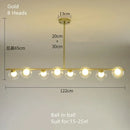 GobekUsa Glass Ball Pendant Chandeliers - Modern LED Hanging Lights for Home Decor