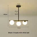 GobekUsa Glass Ball Pendant Chandeliers LED Hanging Lights for Home Decor