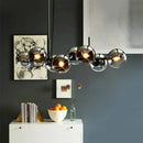 GobekUsa Glass Ball Pendant Lights for Living Bedroom Kitchen Decor