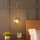 GobekUsa Glass Ball Pendant Lighting for Bedroom and Bathroom Décor