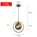 GobekUsa Glass Ball Pendant Lamps: Modern Lighting for Bar, Restaurant, Bedroom