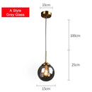 GobekUsa Glass Ball Pendant Lamps: Modern Lighting for Bar, Restaurant, Bedroom