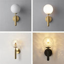 GobekUsa Glass Ball Wall Lamp: Modern Metal Wall Lights for Home Living Room Bedroom Decoration