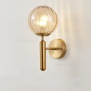 GobekUsa Glass Ball Wall Lamp: Modern Metal Wall Lights for Home Living Room Bedroom Decoration