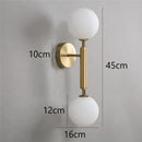 GobekUsa Glass Ball Wall Lamps: Modern Bedroom & Living Room Lighting Fixtures