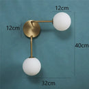 GobekUsa Glass Ball Wall Lamps: Modern Bedroom & Living Room Lighting Fixtures