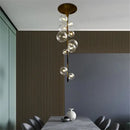 GobekUsa Glass Bubble Pendant Light: Modern Nordic Design for Dining Room, Bar, Coffee Shop.
