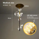 GobekUsa Glass Bubble Pendant Light: Modern Nordic Design for Dining Room, Bar, Coffee Shop.