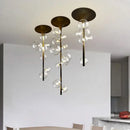 GobekUsa Glass Bubble Pendant Light: Modern Nordic Design for Dining Room, Bar, Coffee Shop.