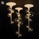 GobekUsa Glass Bubble Pendant Light: Modern Nordic Design for Dining Room, Bar, Coffee Shop.
