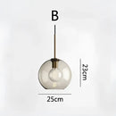 GobekUsa Glass Chandelier: Nordic Minimalist, Net Red Design for Restaurant, Bar, Cafe, Clothing Store.
