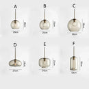 GobekUsa Glass Chandelier: Nordic Minimalist, Net Red Design for Restaurant, Bar, Cafe, Clothing Store.