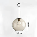 GobekUsa Glass Chandelier: Nordic Minimalist, Net Red Design for Restaurant, Bar, Cafe, Clothing Store.