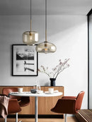 GobekUsa Glass Chandelier: Nordic Minimalist, Net Red Design for Restaurant, Bar, Cafe, Clothing Store.