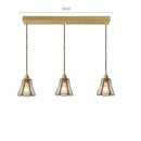 GobekUsa Glass Copper LED Pendant Lights: Modern Nordic Lighting for Home, Dining, & Restaurant