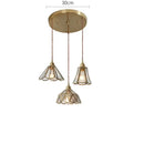 GobekUsa Glass Copper LED Pendant Lights: Modern Nordic Lighting for Home, Dining, & Restaurant