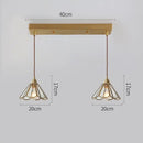 GobekUsa Glass Copper LED Pendant Lights: Modern Nordic Lighting for Home, Dining, & Restaurant
