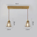 GobekUsa Glass Copper LED Pendant Lights: Modern Nordic Lighting for Home, Dining, & Restaurant