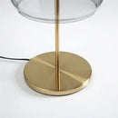GobekUsa Glass Lampshade LED Table Lamp for Modern Bedroom Decor