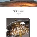 GobekUsa Glass Pendant Lights: Modern LED Ceiling Chandelier for Bedroom & Bathroom