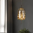GobekUsa Glass Pendant Lights: Modern LED Ceiling Chandelier for Bedroom & Bathroom