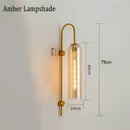 GobekUsa Glass Sconce Wall Lamp for Bedroom Living Room
