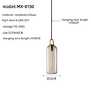 GobekUsa Glass Staircase Chandelier: Luxury LED Large Chandelier for Living & Dining Room