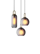 GobekUsa Glass Staircase Chandelier: Luxury LED Large Chandelier for Living & Dining Room