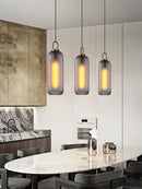 GobekUsa Glass Staircase Chandelier: Luxury LED Large Chandelier for Living & Dining Room