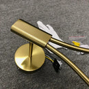 GobekUsa Brass Glass Wall Lamp for Nordic Modern Bedroom Lighting