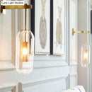 GobekUsa Sleek Glass Capsule Sconce - Minimalist 1-Light Wall Mount with Wire Mesh Guard