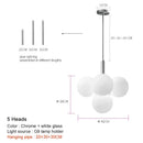GobekUsa Glass Globe Pendant Lamp: Modern Luxury for Home Decor & Restaurant Lighting