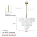 GobekUsa Glass Globe Pendant Lamp: Modern Luxury for Home Decor & Restaurant Lighting