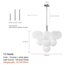 GobekUsa Glass Globe Pendant Lamp: Modern Luxury for Home Decor & Restaurant Lighting
