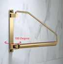 GobekUsa Brass Gold Wall Clothing Hanger Holder Organizer Rack for Folding Drying