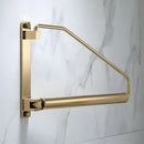 GobekUsa Brass Gold Wall Clothing Hanger Holder Organizer Rack for Folding Drying