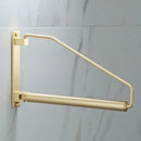 GobekUsa Brass Gold Wall Clothing Hanger Holder Organizer Rack for Folding Drying