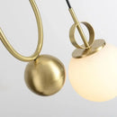 GobekUsa Golden Glass Ball Pendant Lamps - Modern Bedroom & Living Room Lighting