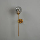 GobekUsa Golden Glass Ball LED Wall Lamps with Touch Switch, Modern Nordic Decor Lighting